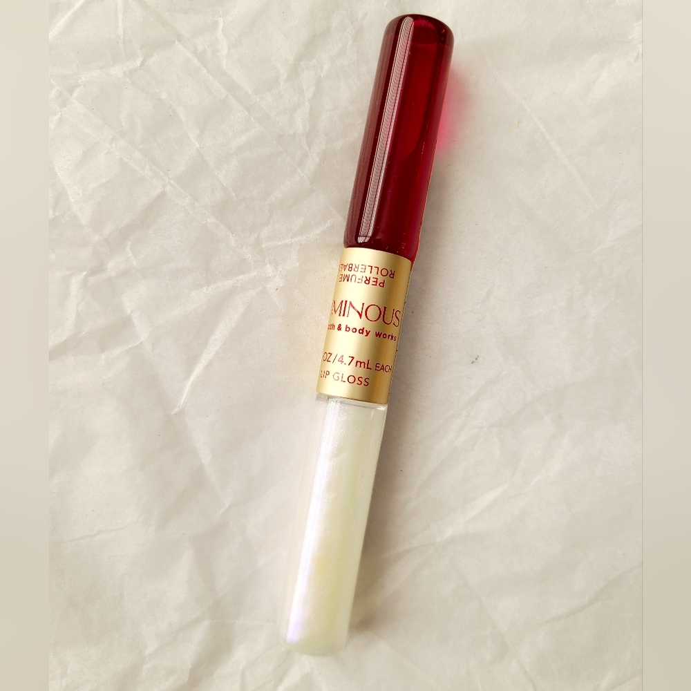 🛍BOGO 50%💋👃NWT‼️Bath & Body Works "Luminous" Parfume Rollerball & Lip Shade